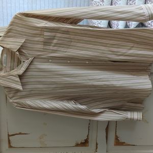 Foxcroft non iron long sleeve blouse, sz 16, euc